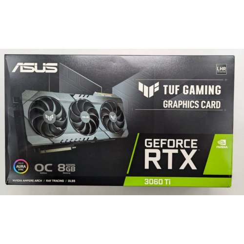 Купить Видеокарта Asus TUF GeForce RTX 3060 Ti Gaming OC 8192MB (TUF-RTX3060TI-O8G-V2-GAMING) (Восстановлено продавцом, 786003) с проверкой совместимости: обзор, характеристики, цена в Киеве, Днепре, Одессе, Харькове, Украине | интернет-магазин TELEMART.UA фото