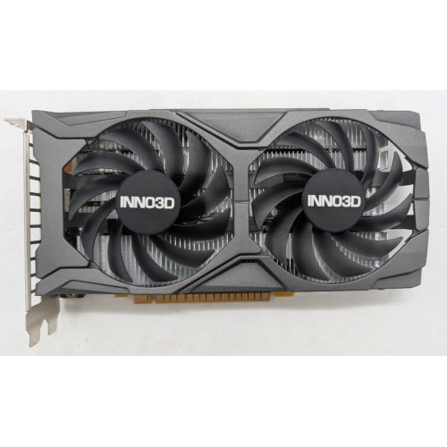Відеокарта Inno3D GeForce GTX 1650 SUPER Twin X2 OC 4096MB (N165S2-04D6X-1720VA31) (Відновлено продавцем, 786014) купити з перевіркою сумісності: огляд, характеристики, ціна у Києві, Львові, Вінниці, Хмельницькому, Івано-Франківську, Україні | інтернет-магазин TELEMART.UA фото