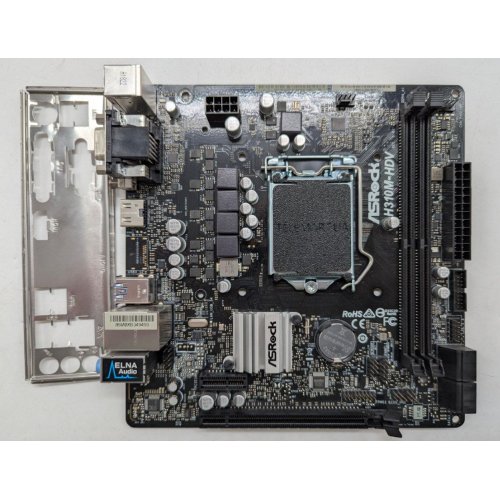 Материнська плата AsRock H310M-HDV (s1151-V2, Intel H310) (Відновлено продавцем, 786037) купити з перевіркою сумісності: огляд, характеристики, ціна у Києві, Львові, Вінниці, Хмельницькому, Івано-Франківську, Україні | інтернет-магазин TELEMART.UA фото