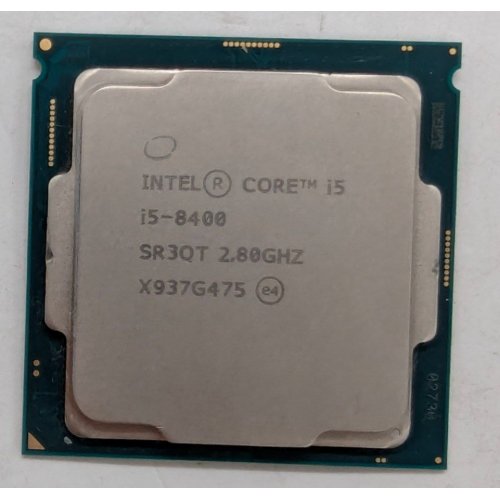 Процесор Intel Core i5-8400 2.8GHz 9MB s1151 Tray (CM8068403358811) (Відновлено продавцем, 786038) купити з перевіркою сумісності: огляд, характеристики, ціна у Києві, Львові, Вінниці, Хмельницькому, Івано-Франківську, Україні | інтернет-магазин TELEMART.UA фото