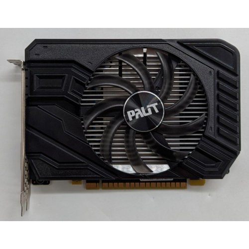 Купить Видеокарта Palit GeForce GTX 1650 SUPER StormX OC 4096MB (NE6165SS18G1-166F) (Восстановлено продавцом, 786180) с проверкой совместимости: обзор, характеристики, цена в Киеве, Днепре, Одессе, Харькове, Украине | интернет-магазин TELEMART.UA фото