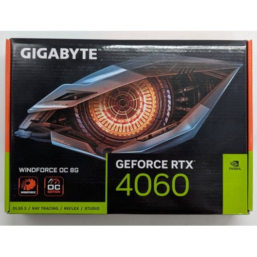 Купить Видеокарта Gigabyte GeForce RTX 4060 Windforce OC 8192MB (GV-N4060WF2OC-8GD) (Восстановлено продавцом, 786199) с проверкой совместимости: обзор, характеристики, цена в Киеве, Днепре, Одессе, Харькове, Украине | интернет-магазин TELEMART.UA фото