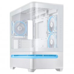 Корпус Asus PRIME AP202 ARGB Tempered Glass без БП (90DC00P3-B19000) White