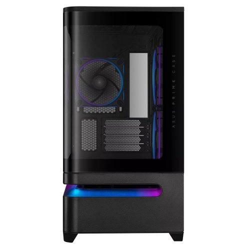Корпус Asus PRIME AP202 ARGB Tempered Glass без БЖ (90DC00P0-B19000) Black купити з перевіркою сумісності: огляд, характеристики, ціна у Києві, Львові, Вінниці, Хмельницькому, Івано-Франківську, Україні | інтернет-магазин TELEMART.UA фото