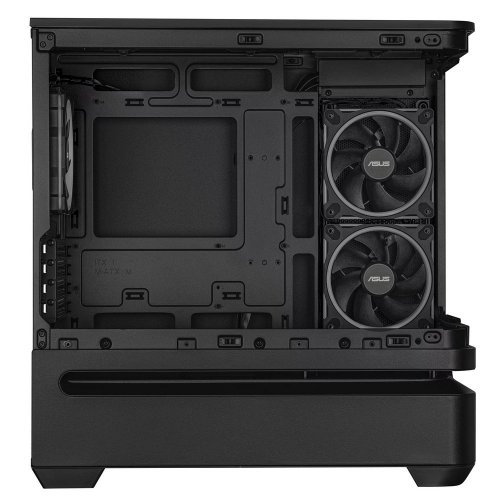 Корпус Asus PRIME AP202 ARGB Tempered Glass без БЖ (90DC00P0-B19000) Black купити з перевіркою сумісності: огляд, характеристики, ціна у Києві, Львові, Вінниці, Хмельницькому, Івано-Франківську, Україні | інтернет-магазин TELEMART.UA фото
