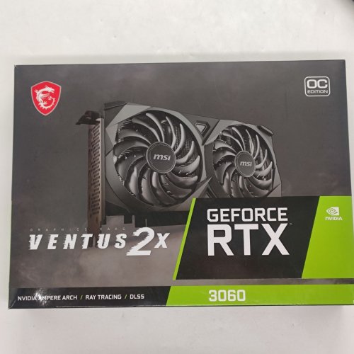 Купить Видеокарта MSI GeForce RTX 3060 VENTUS 2X OC 12288MB (RTX 3060 VENTUS 2X 12G OC) (Восстановлено продавцом, 786463) с проверкой совместимости: обзор, характеристики, цена в Киеве, Днепре, Одессе, Харькове, Украине | интернет-магазин TELEMART.UA фото