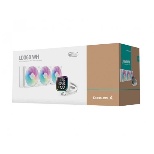 Готова сво Deepcool LD360 (R-LD360-WHDMMN-G-1) White (Відновлено продавцем, 786508) купити з перевіркою сумісності: огляд, характеристики, ціна у Києві, Львові, Вінниці, Хмельницькому, Івано-Франківську, Україні | інтернет-магазин TELEMART.UA фото