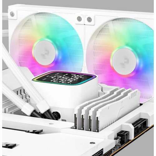 Готова сво Deepcool LD360 (R-LD360-WHDMMN-G-1) White (Відновлено продавцем, 786508) купити з перевіркою сумісності: огляд, характеристики, ціна у Києві, Львові, Вінниці, Хмельницькому, Івано-Франківську, Україні | інтернет-магазин TELEMART.UA фото