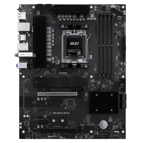 Купить Материнская плата MSI PRO B850-S WIFI6E (sAM5, AMD B850) с проверкой совместимости: обзор, характеристики, цена в Киеве, Днепре, Одессе, Харькове, Украине | интернет-магазин TELEMART.UA фото