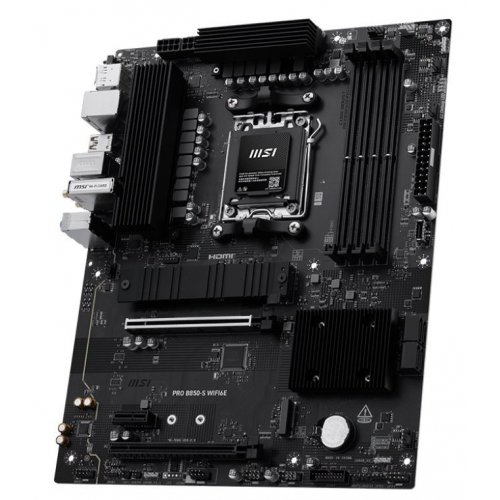 Купить Материнская плата MSI PRO B850-S WIFI6E (sAM5, AMD B850) с проверкой совместимости: обзор, характеристики, цена в Киеве, Днепре, Одессе, Харькове, Украине | интернет-магазин TELEMART.UA фото