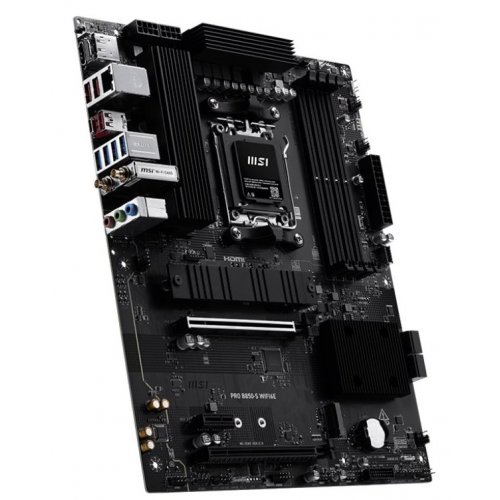 Купить Материнская плата MSI PRO B850-S WIFI6E (sAM5, AMD B850) с проверкой совместимости: обзор, характеристики, цена в Киеве, Днепре, Одессе, Харькове, Украине | интернет-магазин TELEMART.UA фото