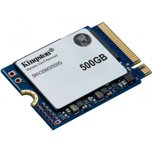 SSD-диск Kingston NV3 3D NAND 500GB M.2 (2230 PCI-E) NVMe x4 (SNV3SM3/500G) купити з перевіркою сумісності: огляд, характеристики, ціна у Києві, Львові, Вінниці, Хмельницькому, Івано-Франківську, Україні | інтернет-магазин TELEMART.UA фото