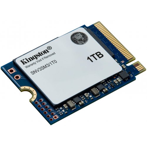 SSD-диск Kingston NV3 3D NAND 1TB M.2 (2230 PCI-E) NVMe x4 (SNV3SM3/1T0) купити з перевіркою сумісності: огляд, характеристики, ціна у Києві, Львові, Вінниці, Хмельницькому, Івано-Франківську, Україні | інтернет-магазин TELEMART.UA фото