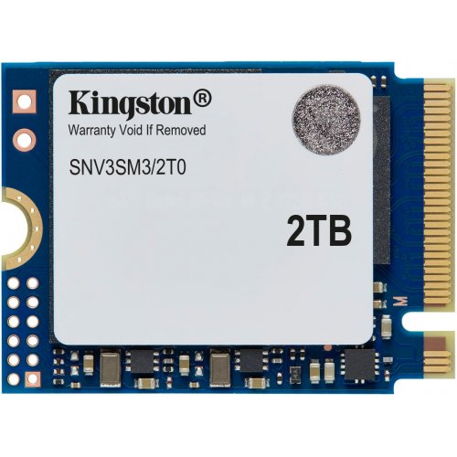 SSD-диск Kingston NV3 3D NAND 2TB M.2 (2230 PCI-E) NVMe x4 (SNV3SM3/2T0) купити з перевіркою сумісності: огляд, характеристики, ціна у Києві, Львові, Вінниці, Хмельницькому, Івано-Франківську, Україні | інтернет-магазин TELEMART.UA фото