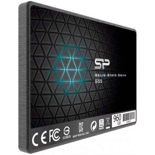 Купить SSD-диск Silicon Power Slim S55 120Gb 2.5" (SP120GBSS3S55S25) (Восстановлено продавцом, 786540) с проверкой совместимости: обзор, характеристики, цена в Киеве, Днепре, Одессе, Харькове, Украине | интернет-магазин TELEMART.UA фото