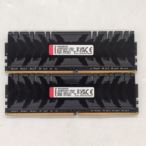 Купить Озу Kingston DDR4 32GB (2x16GB) 3600Mhz FURY Renegade Black (KF436C16RB1K2/32) (Восстановлено продавцом, 786541) с проверкой совместимости: обзор, характеристики, цена в Киеве, Днепре, Одессе, Харькове, Украине | интернет-магазин TELEMART.UA фото