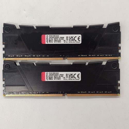 Купить Озу Kingston DDR4 32GB (2x16GB) 3200Mhz FURY Renegade Black (KF432C16RB12K2/32) (Восстановлено продавцом, 786543) с проверкой совместимости: обзор, характеристики, цена в Киеве, Днепре, Одессе, Харькове, Украине | интернет-магазин TELEMART.UA фото