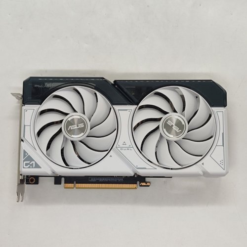 Відеокарта Asus GeForce RTX 4060 Dual OC White 8192MB (DUAL-RTX4060-O8G-WHITE) (Відновлено продавцем, 786553) купити з перевіркою сумісності: огляд, характеристики, ціна у Києві, Львові, Вінниці, Хмельницькому, Івано-Франківську, Україні | інтернет-магазин TELEMART.UA фото