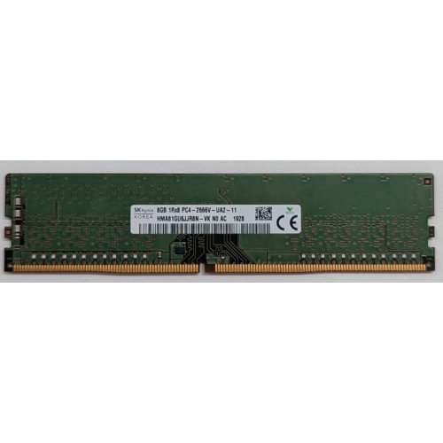 Купить Озу Hynix DDR4 8GB 2666Mhz (HMA81GU6JJR8N-VK) (Восстановлено продавцом, 786561) с проверкой совместимости: обзор, характеристики, цена в Киеве, Днепре, Одессе, Харькове, Украине | интернет-магазин TELEMART.UA фото