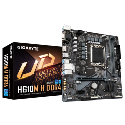 Материнская плата Gigabyte H610M H DDR4 (s1700, Intel H610) (Восстановлено продавцом, 786568)