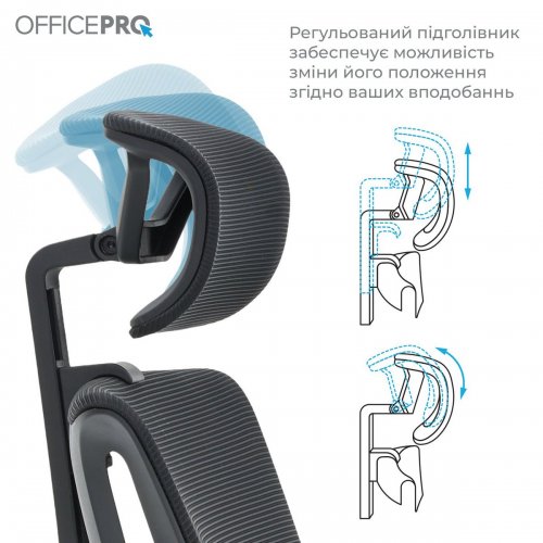 Купить Офисное кресло OfficePro Harmony OC310 (OC310-B-B-B) Black - цена в Харькове, Киеве, Днепре, Одессе
в интернет-магазине Telemart фото