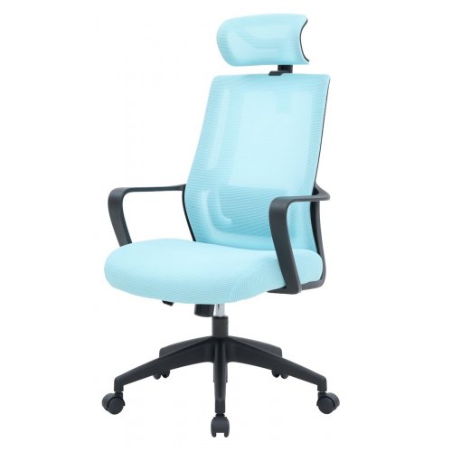 Купить Офисное кресло OfficePro Harmony OC310 (OC310-B-BL-BL) Black/Blue - цена в Харькове, Киеве, Днепре, Одессе
в интернет-магазине Telemart фото
