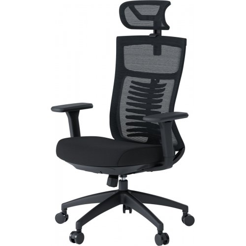 Крісло офісне OfficePro Balance OC550 (OC550-B-B-B) Black купити в Україні: Київ, Львів, Хмельницький, Тернопіль, Івано-Франківськ | Низька ціна, відгуки, характеристики від TELEMART фото