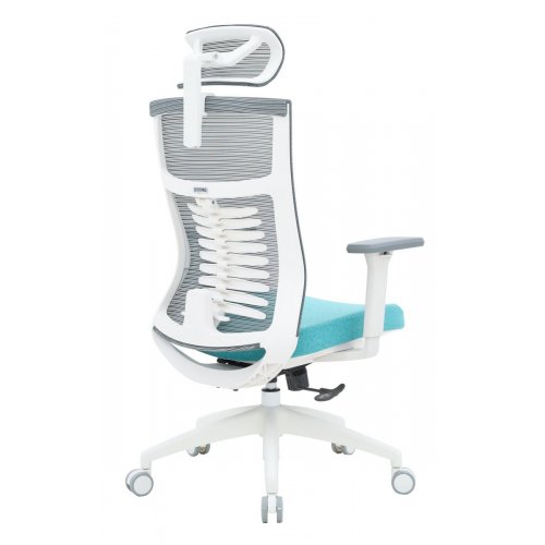 Купить Офисное кресло OfficePro Balance OC550 (OC550-W-DG-BL) White/Dark Gray/Blue - цена в Харькове, Киеве, Днепре, Одессе
в интернет-магазине Telemart фото