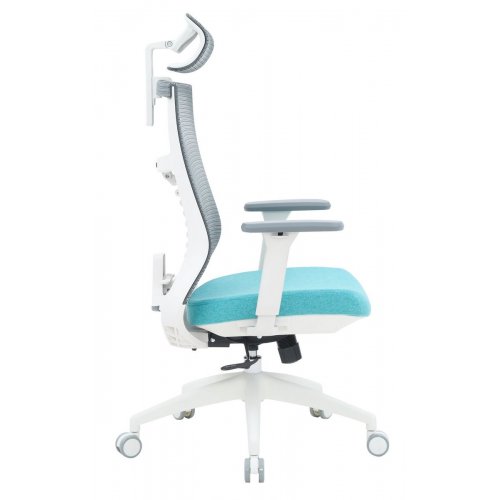 Купить Офисное кресло OfficePro Balance OC550 (OC550-W-DG-BL) White/Dark Gray/Blue - цена в Харькове, Киеве, Днепре, Одессе
в интернет-магазине Telemart фото