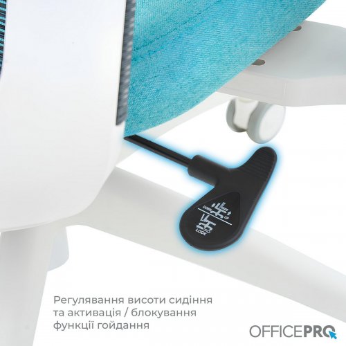 Купить Офисное кресло OfficePro Balance OC550 (OC550-W-DG-BL) White/Dark Gray/Blue - цена в Харькове, Киеве, Днепре, Одессе
в интернет-магазине Telemart фото