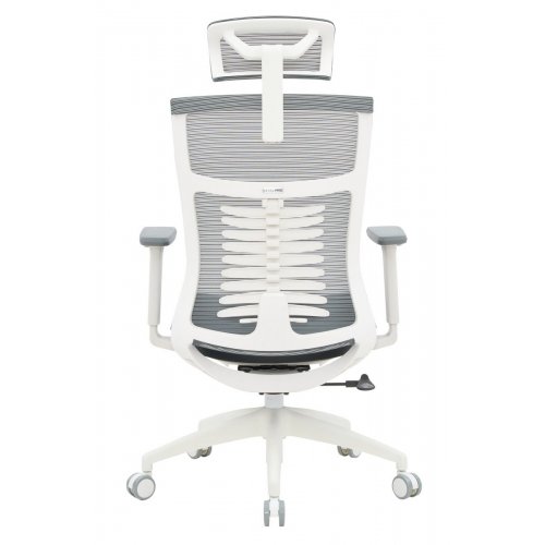 Купити Крісло офісне OfficePro Balance OC550 (OC550-W-DG-DG) White/Dark Gray - ціна в Києві, Львові, Вінниці, Хмельницькому, Франківську, Україні | інтернет-магазин TELEMART.UA фото