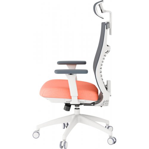 Крісло офісне OfficePro Balance OC550 (OC550-W-DG-OR) White/Dark Gray/Orange купити в Україні: Київ, Львів, Хмельницький, Тернопіль, Івано-Франківськ | Низька ціна, відгуки, характеристики від TELEMART фото