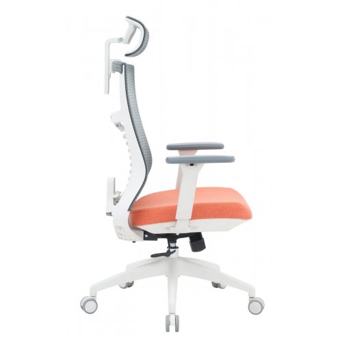 Купити Крісло офісне OfficePro Balance OC550 (OC550-W-DG-OR) White/Dark Gray/Orange - ціна в Києві, Львові, Вінниці, Хмельницькому, Франківську, Україні | інтернет-магазин TELEMART.UA фото
