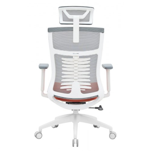 Купити Крісло офісне OfficePro Balance OC550 (OC550-W-DG-OR) White/Dark Gray/Orange - ціна в Києві, Львові, Вінниці, Хмельницькому, Франківську, Україні | інтернет-магазин TELEMART.UA фото