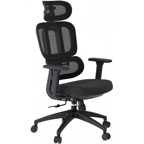 Крісло офісне OfficePro Skyline OC580 (OC580-B-B-B) Black купити в Україні: Київ, Львів, Хмельницький, Тернопіль, Івано-Франківськ | Низька ціна, відгуки, характеристики від TELEMART фото