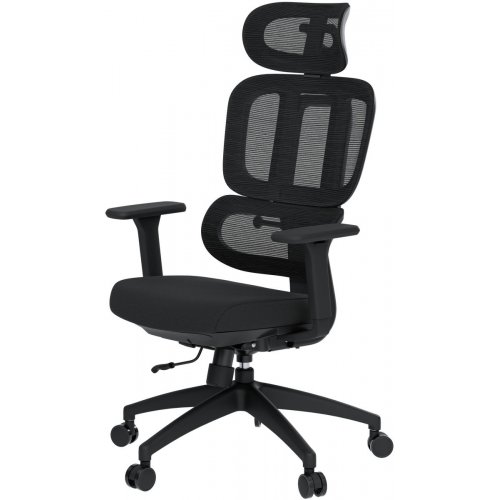 Крісло офісне OfficePro Skyline OC580 (OC580-B-B-B) Black купити в Україні: Київ, Львів, Хмельницький, Тернопіль, Івано-Франківськ | Низька ціна, відгуки, характеристики від TELEMART фото