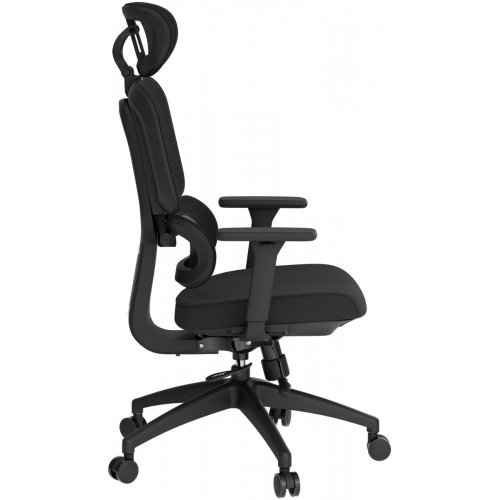 Крісло офісне OfficePro Skyline OC580 (OC580-B-B-B) Black купити в Україні: Київ, Львів, Хмельницький, Тернопіль, Івано-Франківськ | Низька ціна, відгуки, характеристики від TELEMART фото