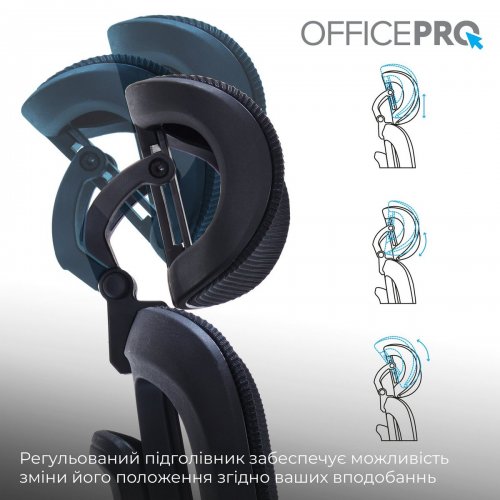Купить Офисное кресло OfficePro Skyline OC580 (OC580-B-B-B) Black - цена в Харькове, Киеве, Днепре, Одессе
в интернет-магазине Telemart фото
