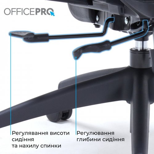 Купить Офисное кресло OfficePro Skyline OC580 (OC580-B-B-B) Black - цена в Харькове, Киеве, Днепре, Одессе
в интернет-магазине Telemart фото
