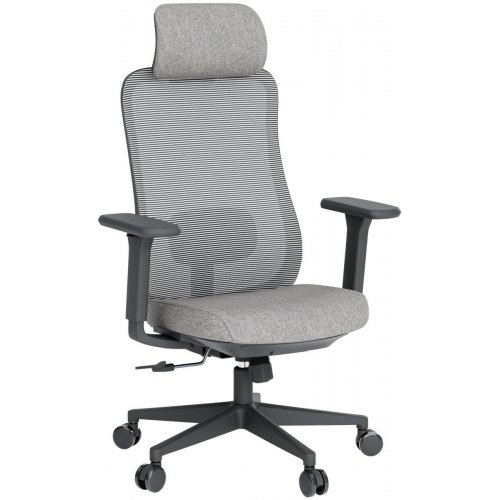 Крісло офісне OfficePro Wave OC599 (OC599-B-DG-DG) Black/Dark Gray купити в Україні: Київ, Львів, Хмельницький, Тернопіль, Івано-Франківськ | Низька ціна, відгуки, характеристики від TELEMART фото