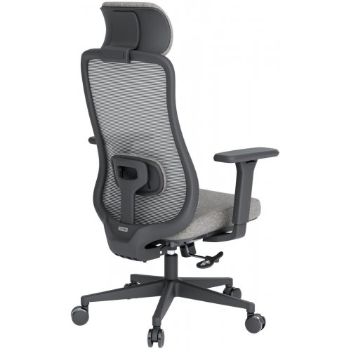 Крісло офісне OfficePro Wave OC599 (OC599-B-DG-DG) Black/Dark Gray купити в Україні: Київ, Львів, Хмельницький, Тернопіль, Івано-Франківськ | Низька ціна, відгуки, характеристики від TELEMART фото