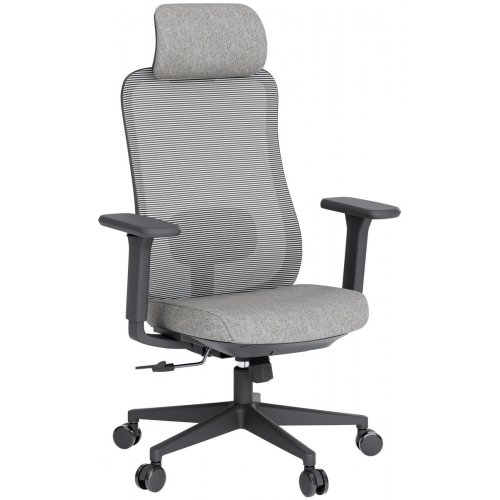 Купити Крісло офісне OfficePro Wave OC599 (OC599-B-DG-DG) Black/Dark Gray - ціна в Києві, Львові, Вінниці, Хмельницькому, Франківську, Україні | інтернет-магазин TELEMART.UA фото