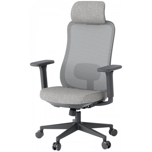 Купити Крісло офісне OfficePro Wave OC599 (OC599-B-DG-DG) Black/Dark Gray - ціна в Києві, Львові, Вінниці, Хмельницькому, Франківську, Україні | інтернет-магазин TELEMART.UA фото