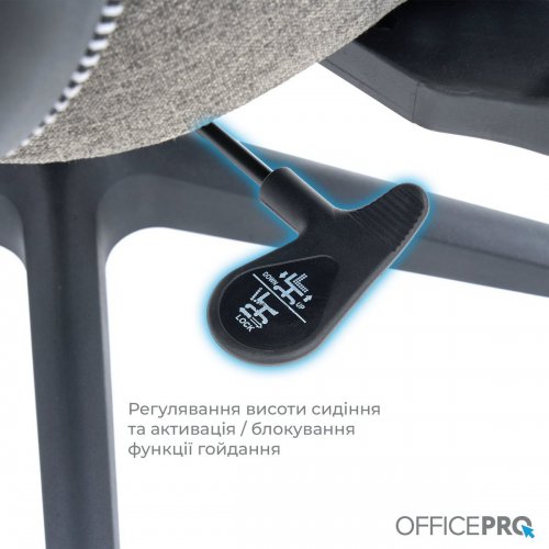 Купити Крісло офісне OfficePro Wave OC599 (OC599-B-DG-DG) Black/Dark Gray - ціна в Києві, Львові, Вінниці, Хмельницькому, Франківську, Україні | інтернет-магазин TELEMART.UA фото