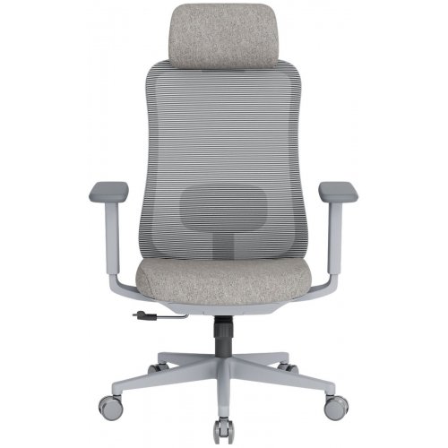 Крісло офісне OfficePro Wave OC599 (OC599-G-G-G) Gray купити в Україні: Київ, Львів, Хмельницький, Тернопіль, Івано-Франківськ | Низька ціна, відгуки, характеристики від TELEMART фото