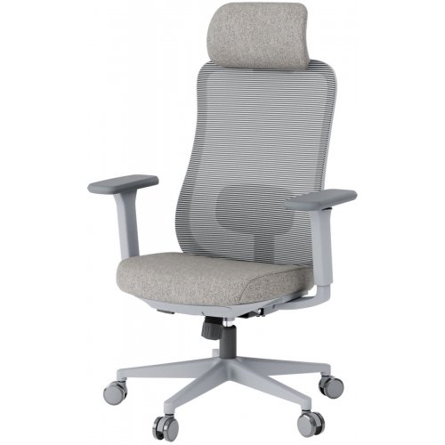 Крісло офісне OfficePro Wave OC599 (OC599-G-G-G) Gray купити в Україні: Київ, Львів, Хмельницький, Тернопіль, Івано-Франківськ | Низька ціна, відгуки, характеристики від TELEMART фото