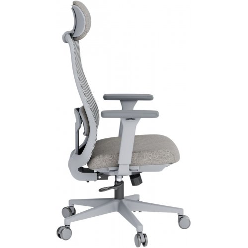 Крісло офісне OfficePro Wave OC599 (OC599-G-G-G) Gray купити в Україні: Київ, Львів, Хмельницький, Тернопіль, Івано-Франківськ | Низька ціна, відгуки, характеристики від TELEMART фото