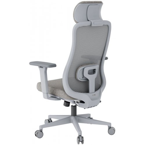 Крісло офісне OfficePro Wave OC599 (OC599-G-G-G) Gray купити в Україні: Київ, Львів, Хмельницький, Тернопіль, Івано-Франківськ | Низька ціна, відгуки, характеристики від TELEMART фото