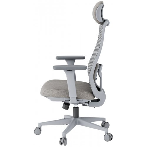 Крісло офісне OfficePro Wave OC599 (OC599-G-G-G) Gray купити в Україні: Київ, Львів, Хмельницький, Тернопіль, Івано-Франківськ | Низька ціна, відгуки, характеристики від TELEMART фото