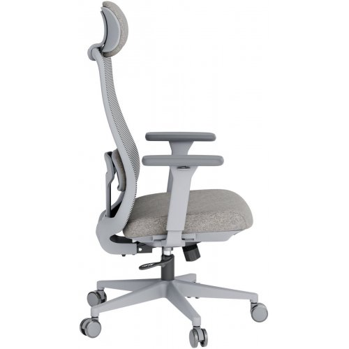 Купити Крісло офісне OfficePro Wave OC599 (OC599-G-G-G) Gray - ціна в Києві, Львові, Вінниці, Хмельницькому, Франківську, Україні | інтернет-магазин TELEMART.UA фото